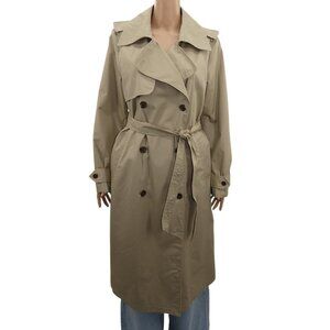 NWT Banana Republic Classic Trench Coat M Old Money Quiet Luxury Academia Chic